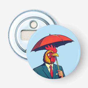 Rooster man bottle opener