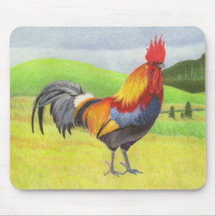 Rooster Mouse Pad