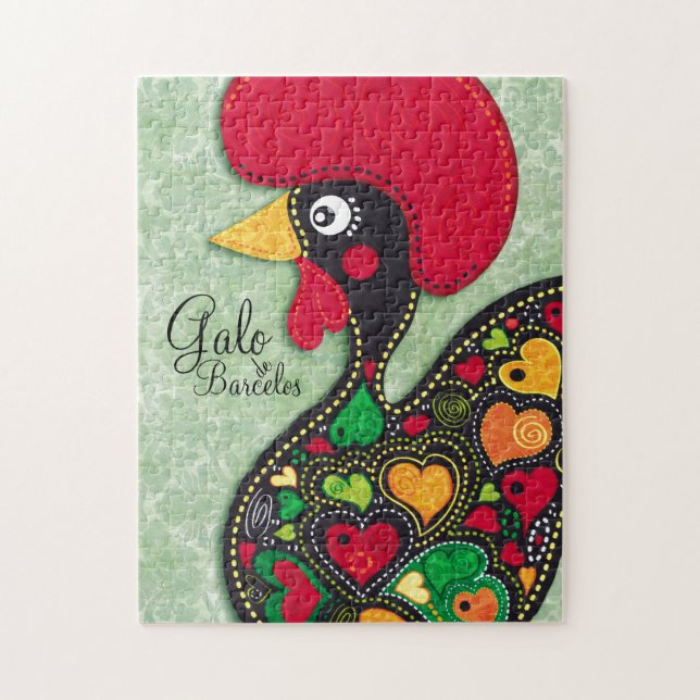 Rooster of Portugal - Galo de Barcelos Jigsaw Puzzle (Vertical)