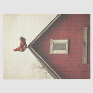 Rooster on the Roof Decoupage Tissue Paper