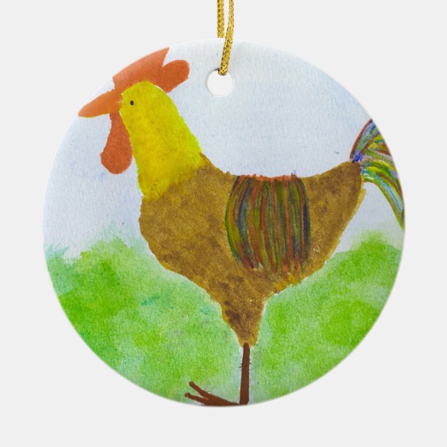 Rooster Ornament (Front)