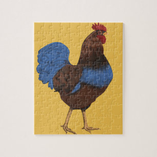Rooster Painting Jigsaw Puzzle
