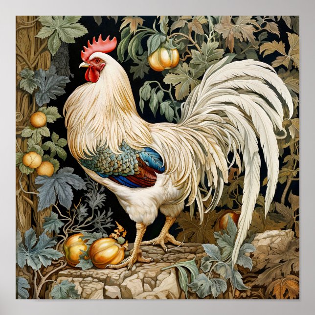 Rooster Painting  Poster (Front)