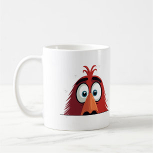 Rooster Peeking Cute Adorable Funny Animal Cartoon Coffee Mug
