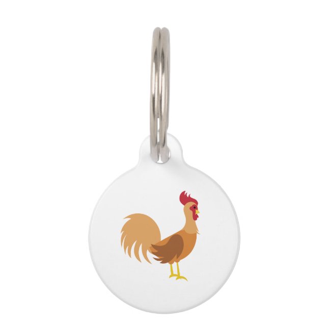 Rooster Pet Tag (Front)
