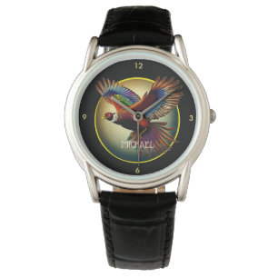 Rooster Pheasant Flying Watch
