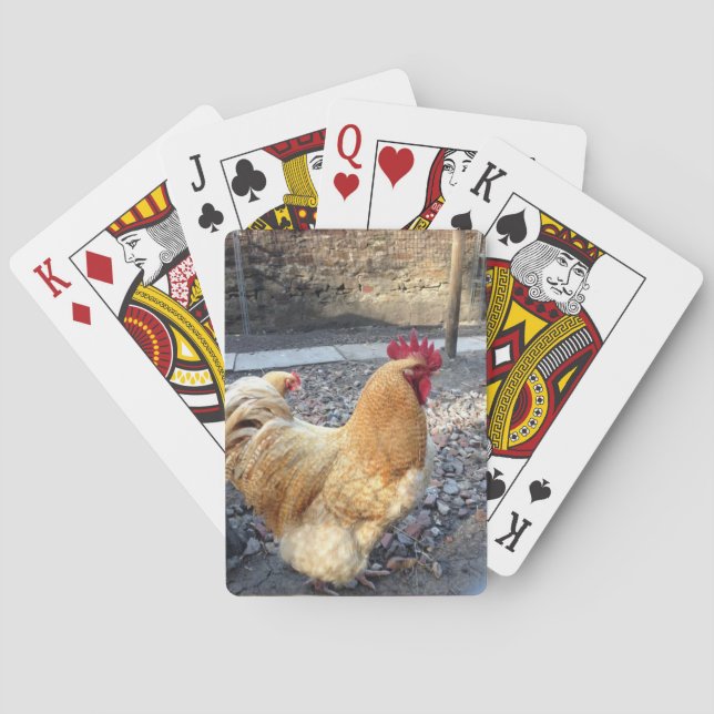 Rooster Playing Cards (Back)