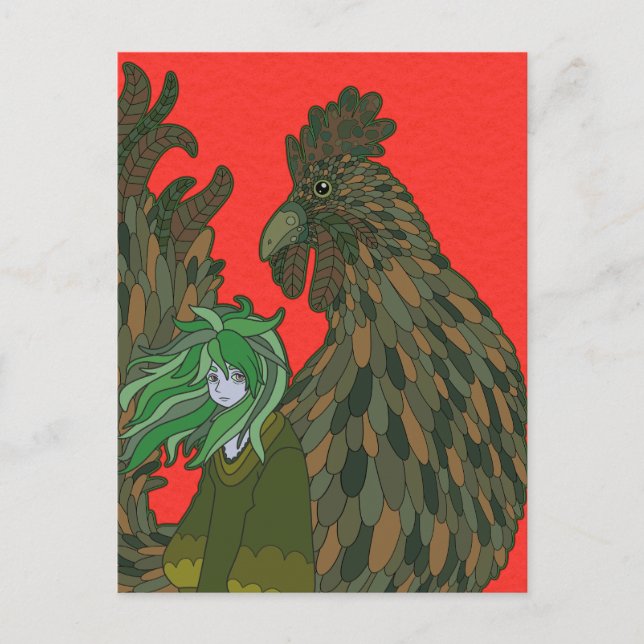 Rooster Postcard (Front)
