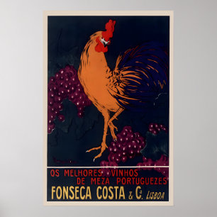 Rooster Poster Prints - Cappiello Poster