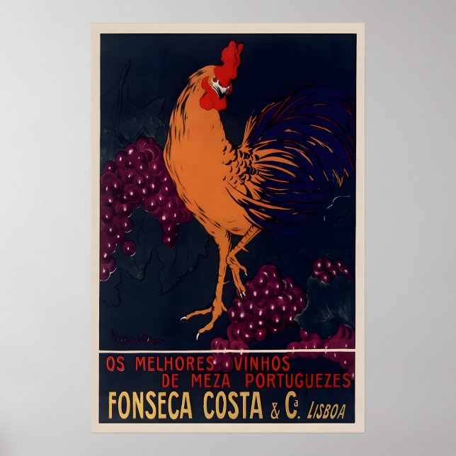 Rooster Poster Prints - Cappiello Poster (Front)