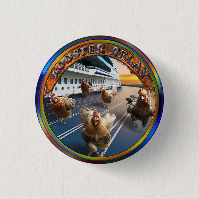 Rooster Relay Pin (Front)
