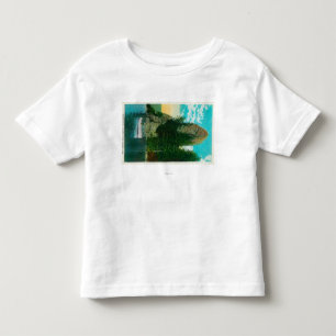 Rooster Rock on Columbia River Toddler T-Shirt