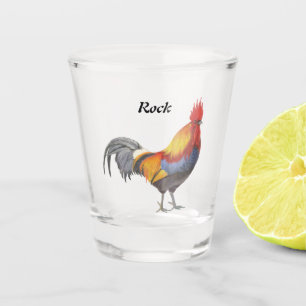 Rooster Shot Glass