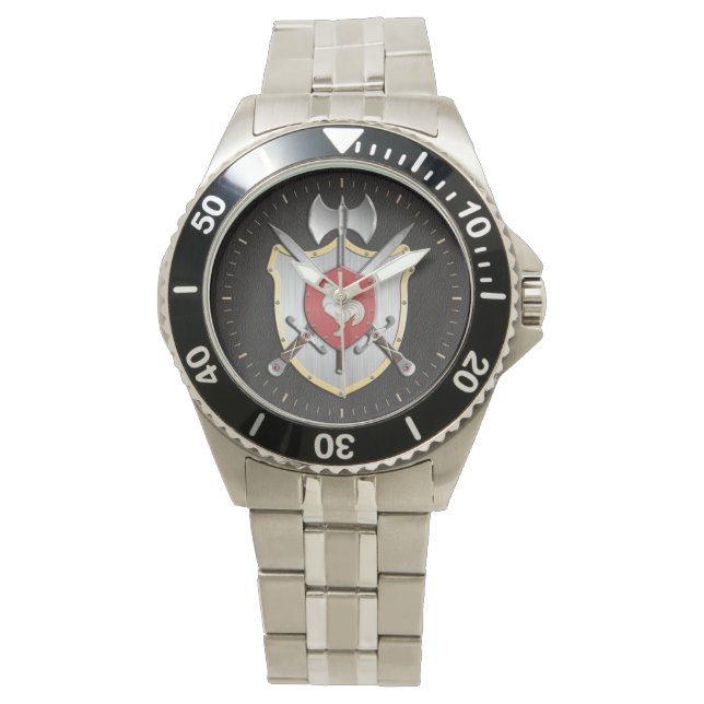Rooster Sigil Battle Crest Watch (Front)