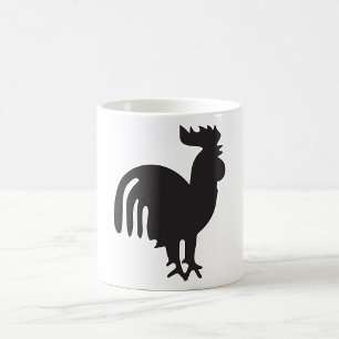 Rooster Silhouette Coffee Mug