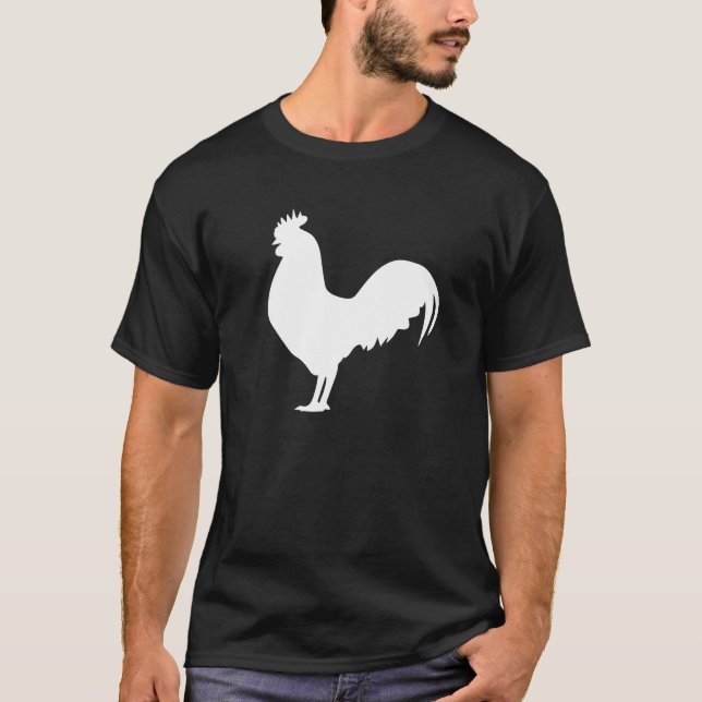 Rooster Silhouette T-Shirt (Front)