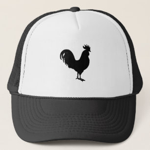 Rooster Silhouette Trucker Hat