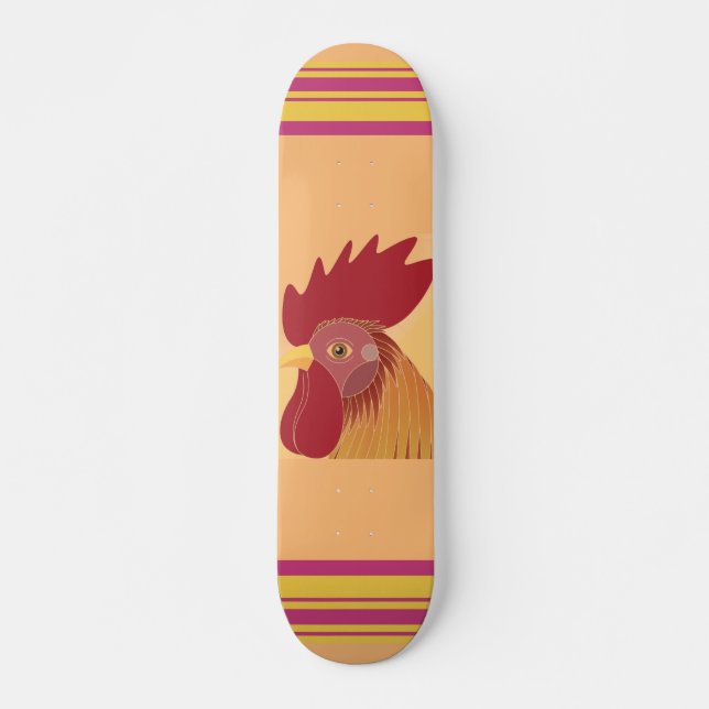 Rooster Skateboard (Front)