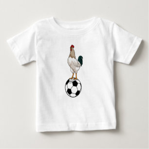 Rooster Soccer player Soccer Baby T-Shirt
