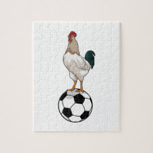 Rooster Soccer player Soccer Jigsaw Puzzle