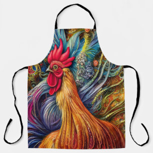 Rooster Splendour - Unparalleled Majesty Apron