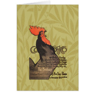Rooster Steinlen Cocorico French Art