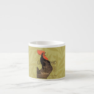 Rooster Steinlen Cocorico French Art Espresso Cup