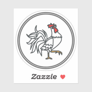 Rooster Sticker   Fish Prawn Crab Game Collection