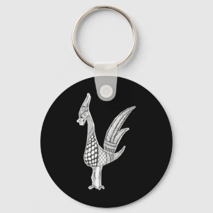 Rooster Sticker Key Ring
