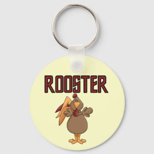 Rooster T-shirts and Gifts Key Ring