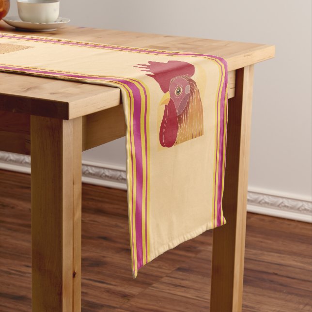 Rooster Table Runner (In Situ)