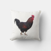 Rooster Throw Pillow