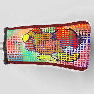 Rooster tie dry golf head cover