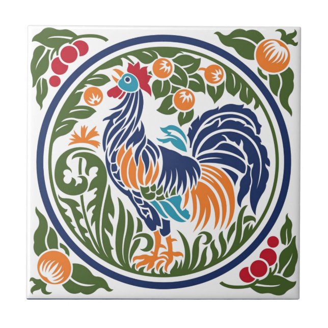 Rooster Tile (Front)