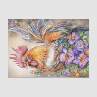 Rooster Tissue Paper