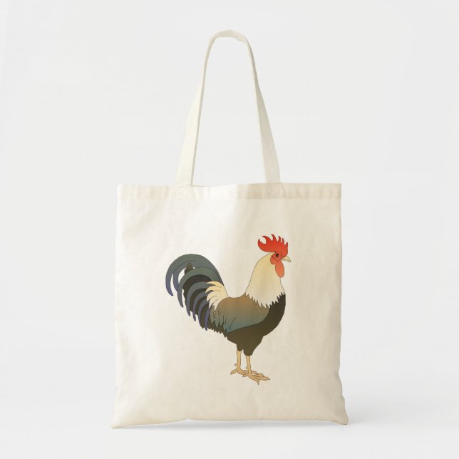 Rooster Tote Bag (Front)