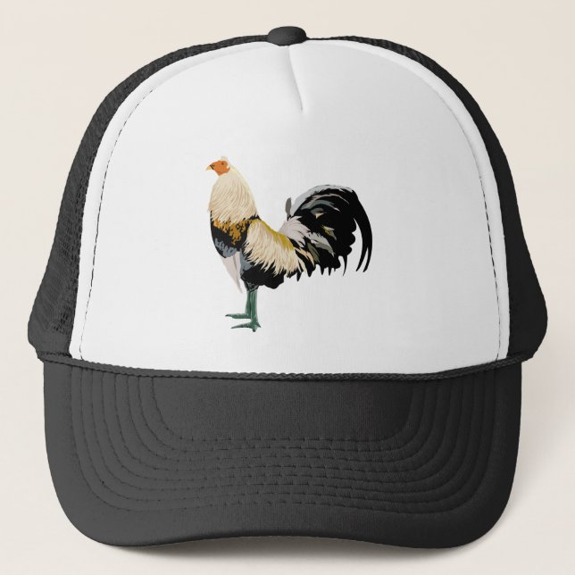 rooster trucker hat (Front)