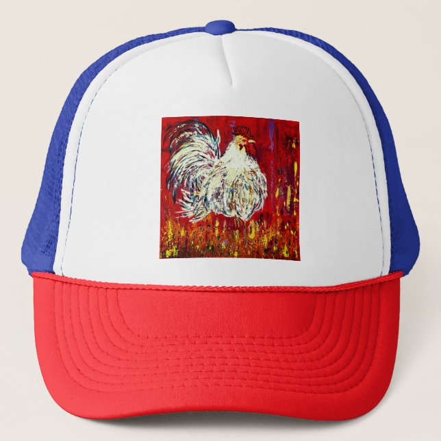Rooster Trucker Hat (Front)