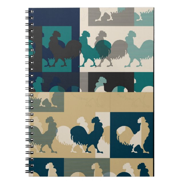 Rooster Vintage Notebook (Front)