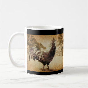 Rooster Vintage Photo Coffee Mug