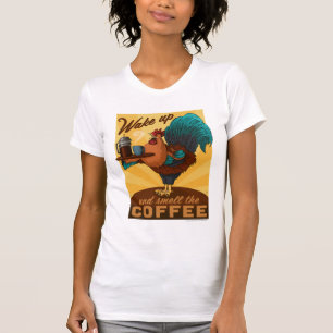 Rooster - Wake up and Smell the Coffee T-Shirt