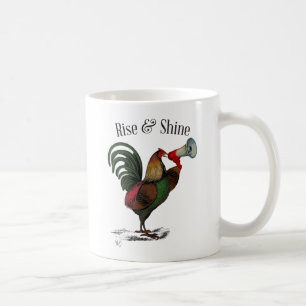 Rooster With Loudhailer 2 Coffee Mug