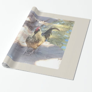 Rooster Wrapping Paper