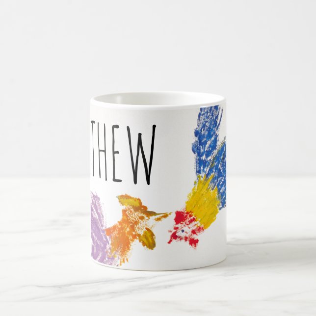 Rooster Year or Birthday Personalised Mug (Center)