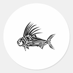 Roosterfish Shirt - Cool Rooster Fish Tril Design Classic Round Sticker