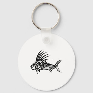 Roosterfish Shirt - Cool Rooster Fish Tril Design Key Ring