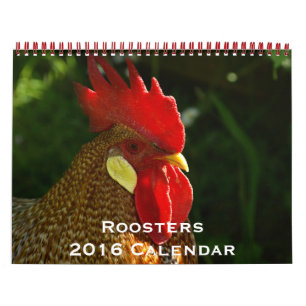 Roosters 2016 Calendar