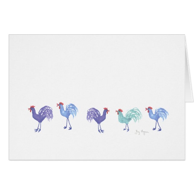 Roosters Cards (Front Horizontal)