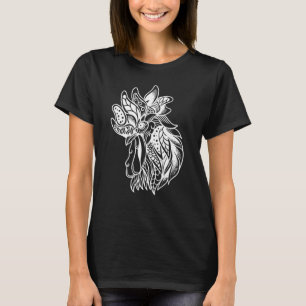 Roosters Farmer Animals Chicken Who Loves Rooster T-Shirt