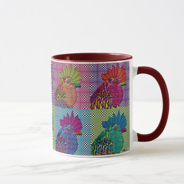 Roosters Gone Psycho Mug (Right)